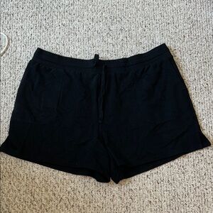 Ava & Viv Black Athletic Shorts with Drawstring Waist